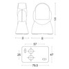 Steinel is 1 Basic Motion Detector, 120° Sensor, 10 m