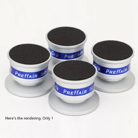 Daiilg Speaker Isolation Spikes Speaker Base Pads with Non-Slip Base Pad Aluminium Anti-Vibration for Turntable Amplifier B