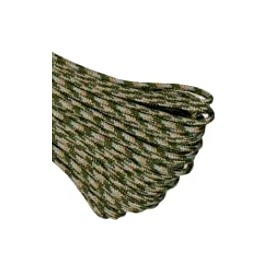 Atwood Paracord - Cuerda táctica de cuerda de nailon de 100 pies x 3/32 pulgadas, núcleo de 4 hebras de nailon 275, peso de prueba de 124 kg (rayas oscuras)