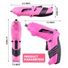 DOWELL Power Electric Cordless Screwdriver Set Rechargeable 3.6V Power Screwdriver