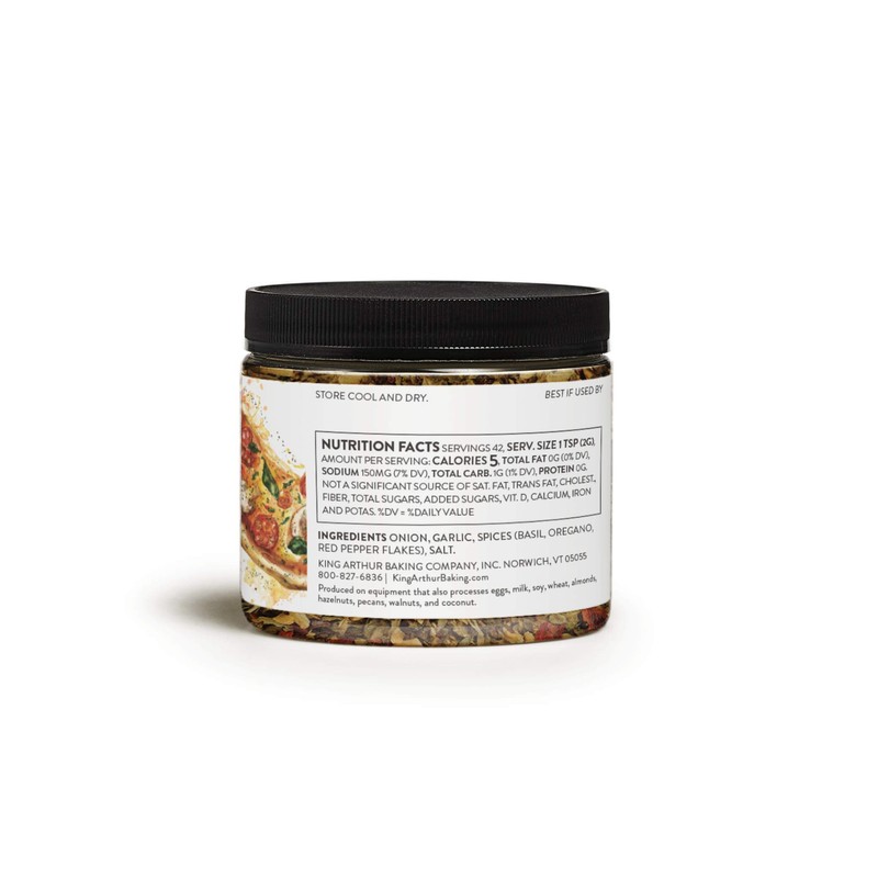 King Arthur, Pizza Seasoning, Made in USA, Certified Kosher, 3