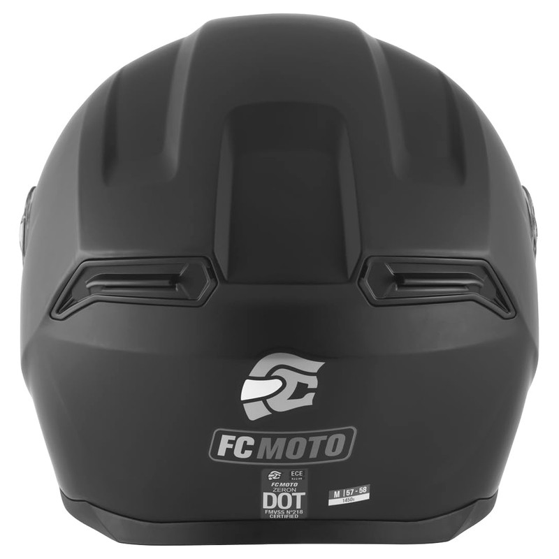 FC-Moto FF114B Helmet, Matte Black, L
