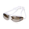 YzoTek Unisex Swimming Goggles - UV 400 Mirrored Swim Glasses,