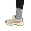 AMERIB 1/1 Rib Socks, Men's, Women's, White, Black, Made in