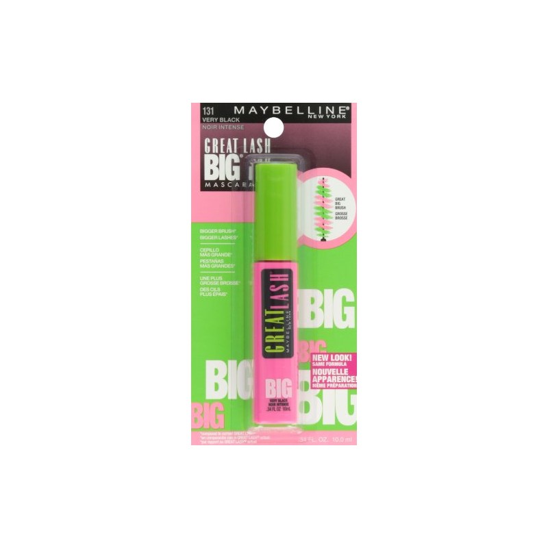 MAYBELLINE Máscara De Pestañas Lavable New York Great Lash Big,