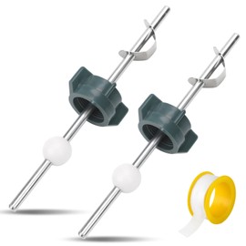 2pcs Lavatory Pop Up Center Piece Assembly, Bathroom Sink Drain Stopper Ball Pivot Rod Replacement Compatible with Price Pfister Pop up Stopper & Other Hot Brands Replacement for PS2673