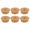 sourcing map 6 Pcs Desk Grommet, 1.97 inch 50mm Desk