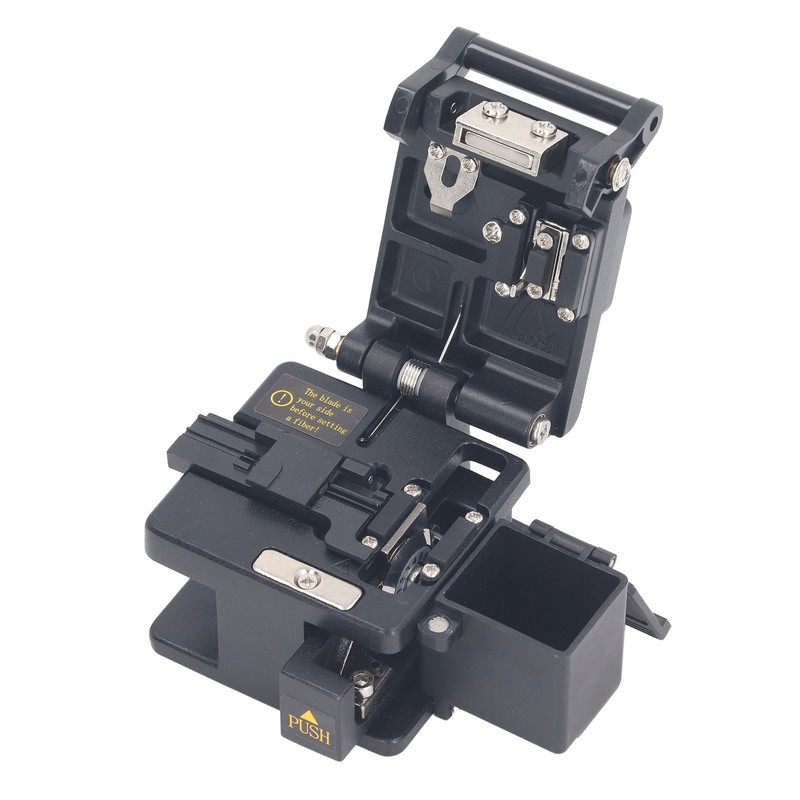 Fiber Cleaver High Accuracy Cold Splicing Hot Melting Optical Fiber
