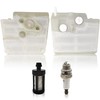 FJSaDobo 2pcs Air Cleaner Fuel Filter Spark Plug Tune Up