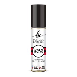 BIOCURA BC Perfume 526 Inspired by Eros Flame For Men Replica Fragrance Body Oil Dupes Alcohol-Free Sample Travel Size Concentrated Long Lasting Roll-On 0.3 Fl Oz/10ml