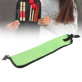 Zetiling Drum Stick Bag, Drum Sticks Bag, Drumstick Bag, Drum Sticks Holder Drumstick Holder Oxford Cloth Fabric Drumstick Case Breathable Portable Handbag with Handle Drum Accessories(Green)