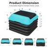 MIIUDGIG 16"x16" Exercise Aerobic Step Platform with 4 Risers, Adjustable