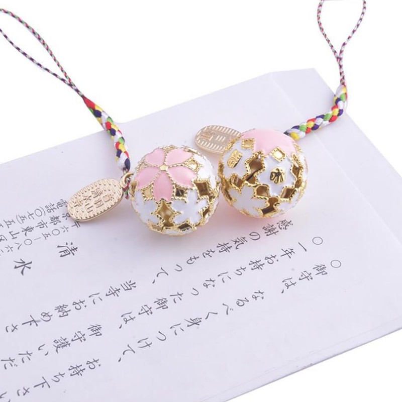 GOODCHI Cherry Blossom Bells, Flower Bells, Japanese Pattern, Cherry Blossoms,