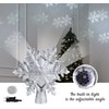 Homewit Christmas Tree Topper Projector Light Star Tree Topper for