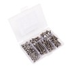 200PCS Hex Bolts Screw 304 Stainless Steel Anti Oxidation Metric