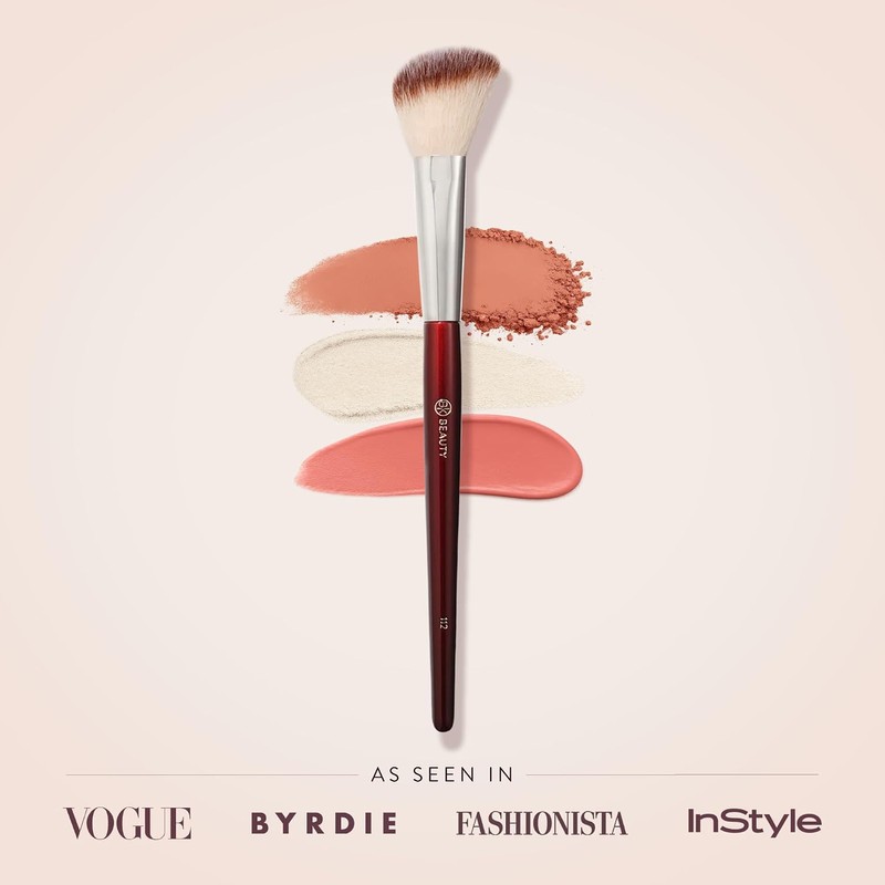 BK BEAUTY Brocha Pequeña Angular Para Rostro 112 – Brocha