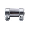 SHLPDFM Universal Double Clamp Exhaust Pipe Connector Diameter 50 x