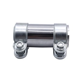 SHLPDFM Universal Double Clamp Exhaust Pipe Connector Diameter 50 x 125 mm