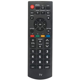 ALLIMITY N2QAYB000820 Remote Control Replacement for Panasonic TV TH-42LRU6 TH-32LRU60 TC-P50X60 TC-P42X60 TC-L50B6 TC-L39EM60 Tc-l39b6x Tc-l39b6p TC-L39B6 TC-L32XM6 TC-L32B6X TC-L32B6P TC-L32B6