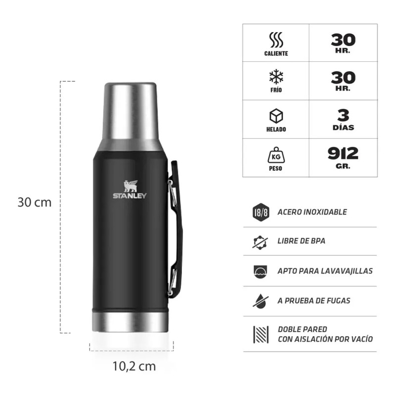 Termo Stanley Original Mate System Classic 1.2 Litros