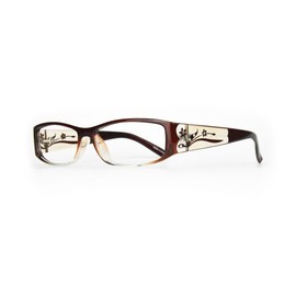 EYEBOGO Kaylee Stylish Reading Glasses for Women (Brown, 0.50)