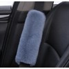 RHINORO Artificial Fur Safty Belt Seatbelt Cover, Furry Soft, Plush