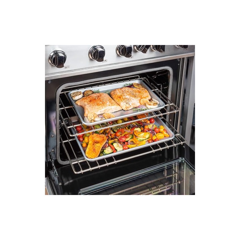 Viking Culinary Aluminized Nonstick Baking Sheet Set, 15 Inch &