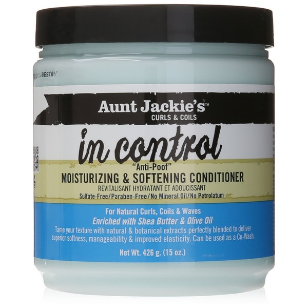 Aunt Jackie's in Control Anti-Poof Moisturizing & Softening Conditioner 15 oz. (Pack of 6)