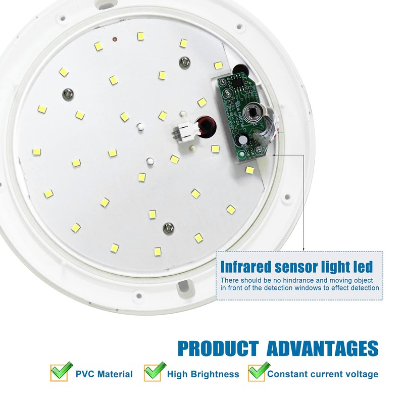 EXTRASTAR LED Ceiling Light, 15W LED Ceiling Lamp with Infrared