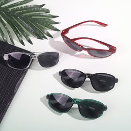 Eyekepper 4 Pack Bifocal Reading Sunglasses with Metalless Screwless Spring Hinges +1.50