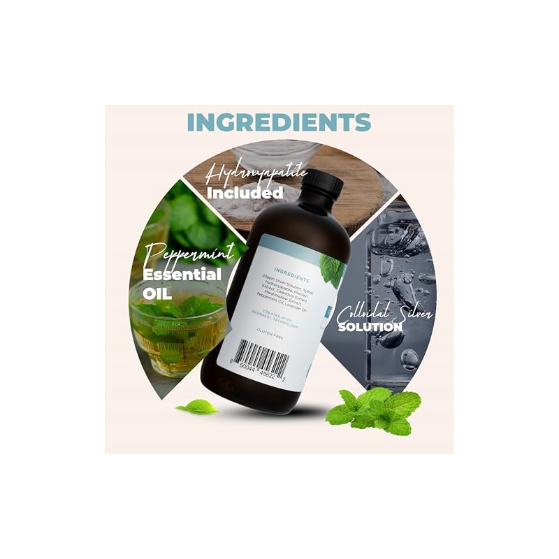 Living Well with Dr. Michelle Cool Mint Remineralizing Mouthwash |