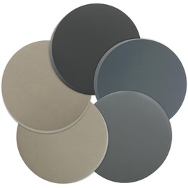 VIBRATITE Pack of 50 Wet Dry Sanding Discs, 125 mm Sandpaper Velcro, Grit 1000 1500 2000 3000 5000, Without Hole Round Sanding Pads for Random Orbital Sanders, Car, Metal, Wood