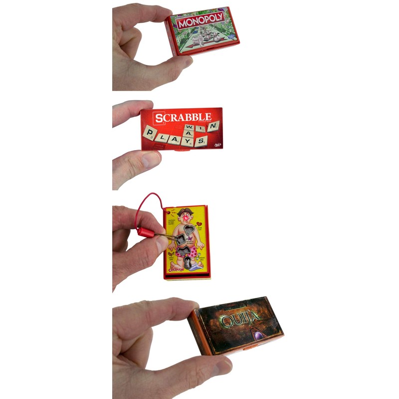 World's Smallest Mini Board Games Bundle Set of 4 -