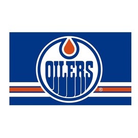 ENMOON Flag for Edmonton Team Fans Oilers Banner Flag (3x5ft, Vivid Color, 150D Poly) HD Printing Quality Brass Grommets Banner for Man Cave Shop