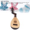 Mini Lute Pipa Model, Musical Instrument Wooden Photo Prop, Chinese