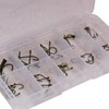 FLADEN 60 Assorted Eyed Fishing HOOKS in Multiple Section Durable