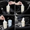 JUSTTOP Car Tissue Holder,Car Travel Kleenex Cup Holder with 4