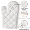 GROBRO7 6Pcs Cotton Oven Mitts and Pot Holders Set Heat