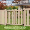 DURIGID Anti Sag Gate Kit D-Ring Fence Gate Kit, Anti