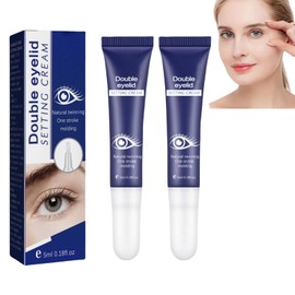 2PCS,Lifting Eyelid Defining Cream,Double Eyelid Styling Cr/eam,Ey/elid Lifting Cr/eam,Double Eyel/id C/ream,D/ouble Ey/elid Shaping C/ream,Waterproof Invisible Eye/lid Lift Cream,Instant Eye Lift
