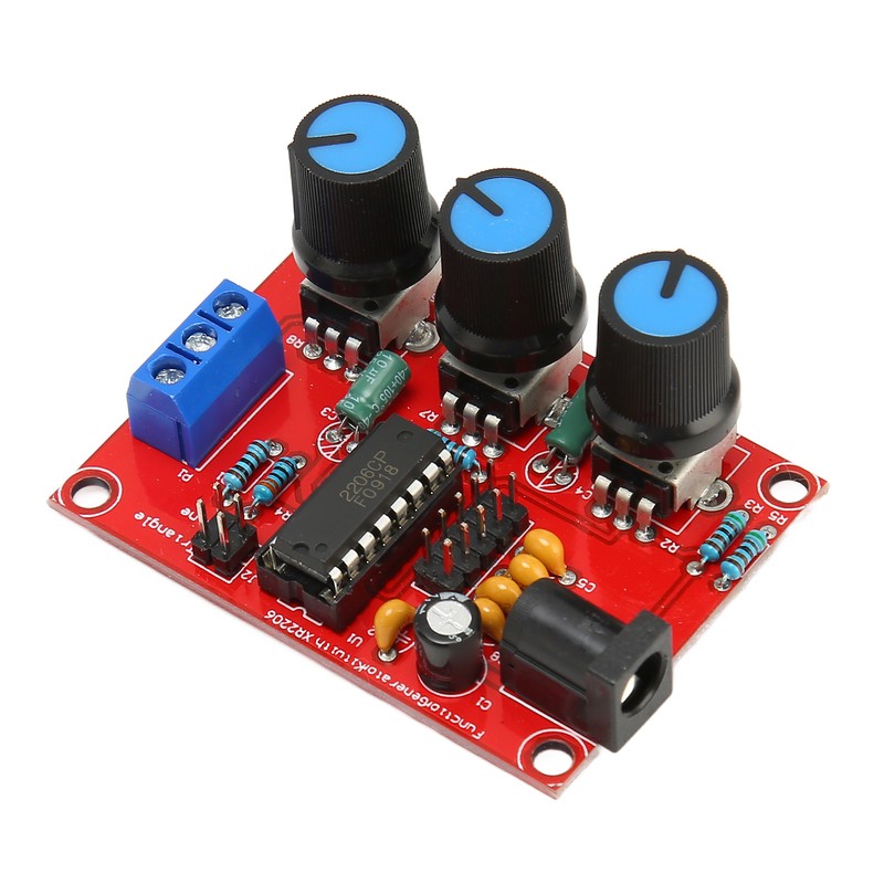 2Pcs Signal Generator Kit Sine Triangle Square Output 1Hz‑1MHz 9‑12V