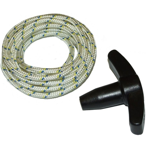 Pull Handle & 3 Metres Of Starter Rope Cord Fits Many Hayter Lawnmowers