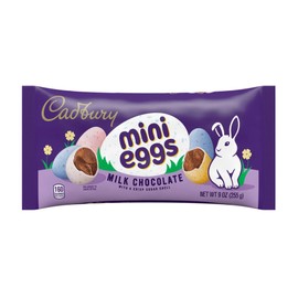 Mini Cadbury's Eggs Milk Chocolate Filled Easter Candy - Pack of 3 - Smiling Sweets - Delicious Chocolate Covered in Candy Shell - The Timeless Classic That Everyone Enjoys