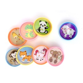 STUWU 8 x Round Patience Games, Diameter 5.5 cm, Skill Game, Travel Game, Ball Games, Party Bag