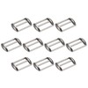 QUARKZMAN Pack of 10 Metal Baseball Cap Buckle, Adjustable Cap