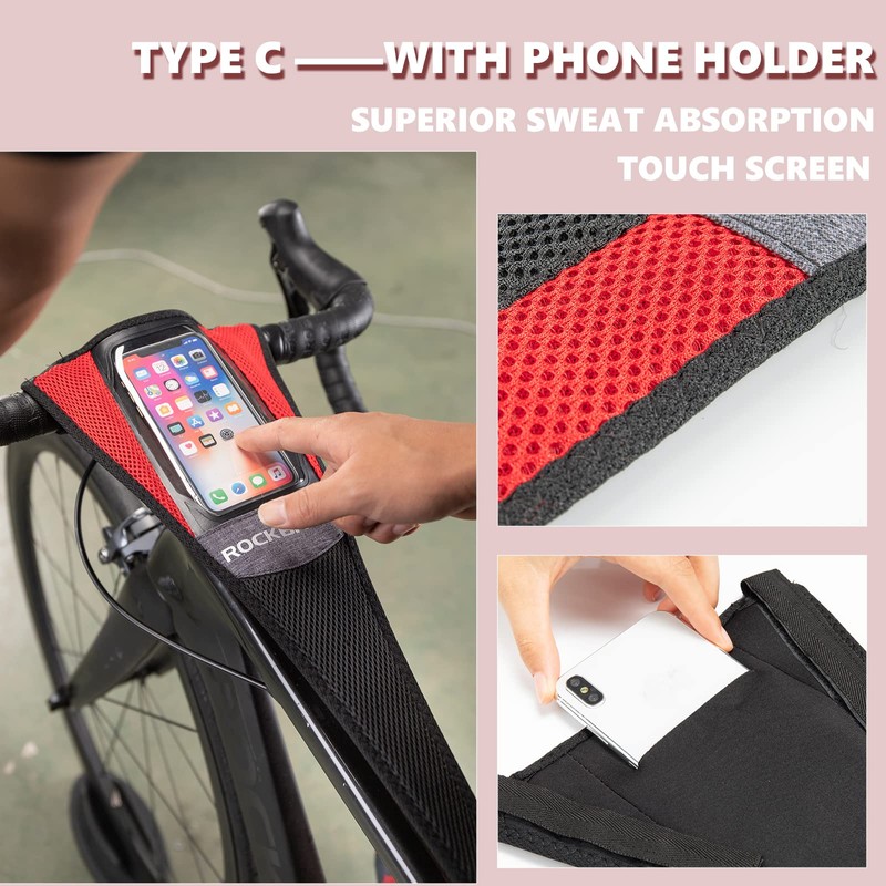 ROCKBROS Sweat Catcher for Roller Trainers, Anti-Sweat, Absorbent, Breathable, Quick-Drying