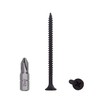 Pack of 100 Black Phosphate Carbon Steel 3.5 x 55mm