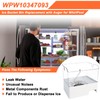 Upgrade WPW10347093 Refrigerator Ice Bucket Compatible with Whirlpool Ice Maker