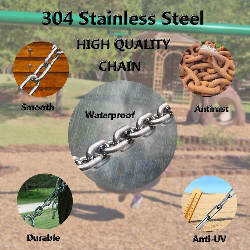 Stainless Steel Link Chain, 304 Stainless Steel Link Proof Coil
