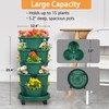 VECELO 5 Tier Vertical Garden Planter, Self Watering Stackable Planters
